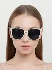 Белый солнцезащитные очки