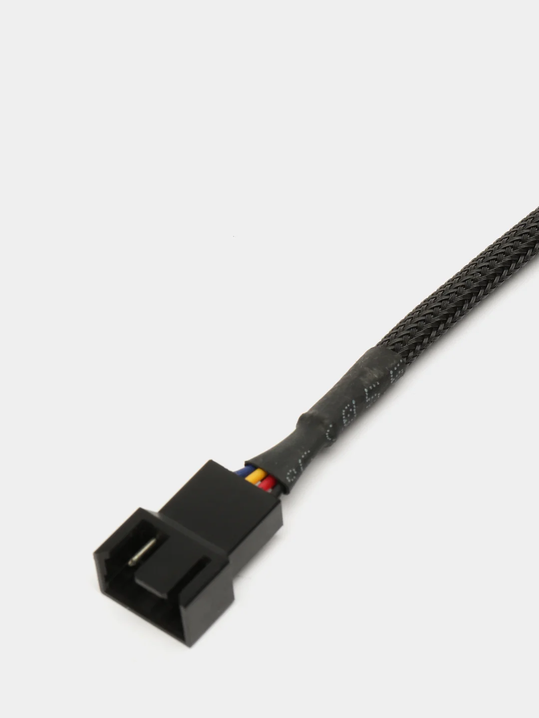 Черный кабель-удлинитель питания вентилятора, 4pin, PWM