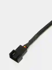 Черный кабель-удлинитель питания вентилятора, 4pin, PWM