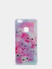 Конфетный чехол Huawei P10 Lite / Nova Lite силиконовый с рисунком, блестками и усиленными углами