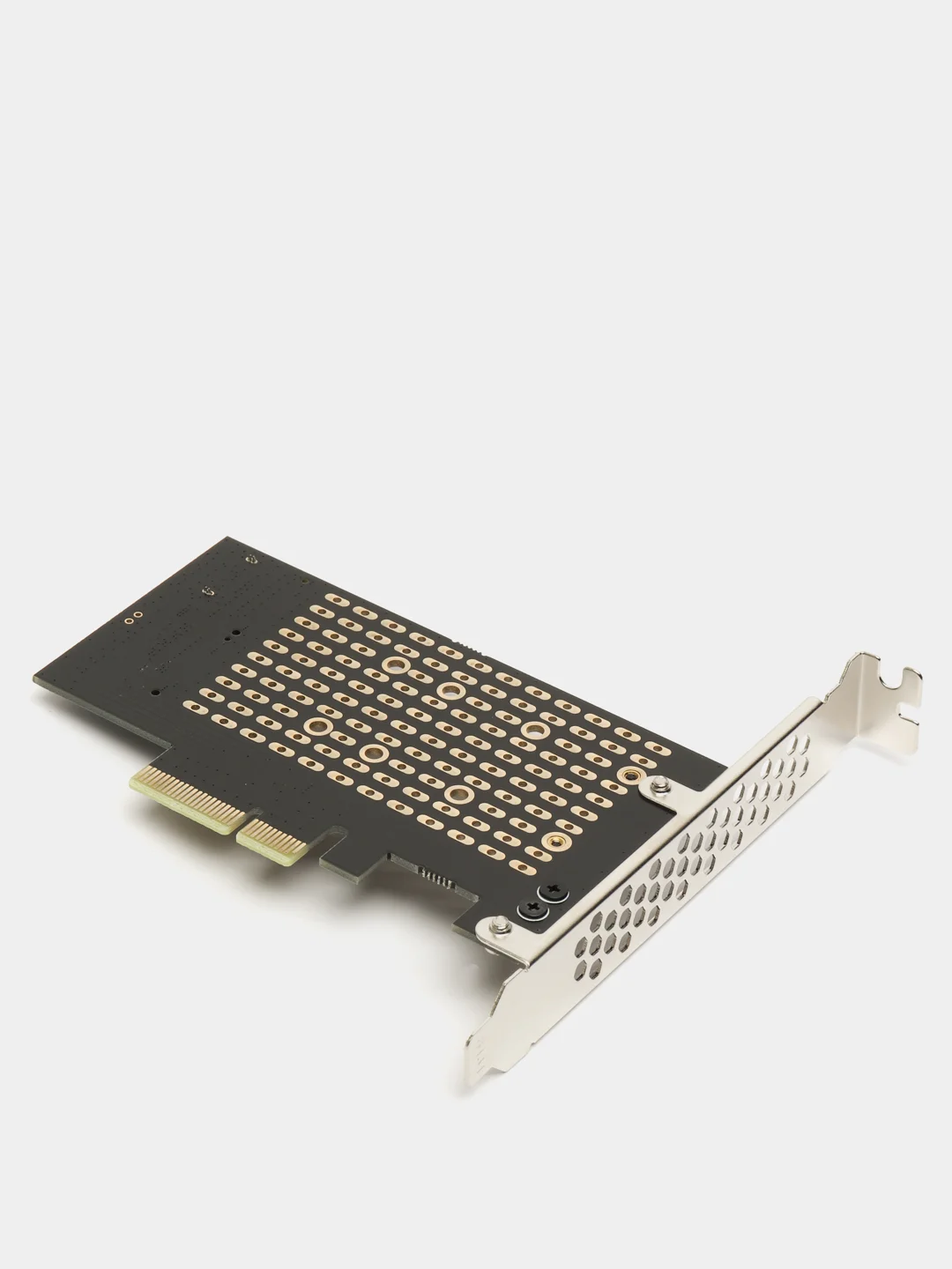 Черный адаптер PCI-E M.2 NVMe и SATA M.2 для SSD диска