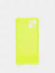 Желтый противоударный чехол для iPhone 11, 12, 13, 13 Pro защита камеры, прозрачный, неоновый