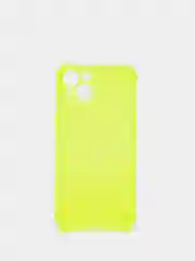 Желтый противоударный чехол для iPhone 11, 12, 13, 13 Pro защита камеры, прозрачный, неоновый