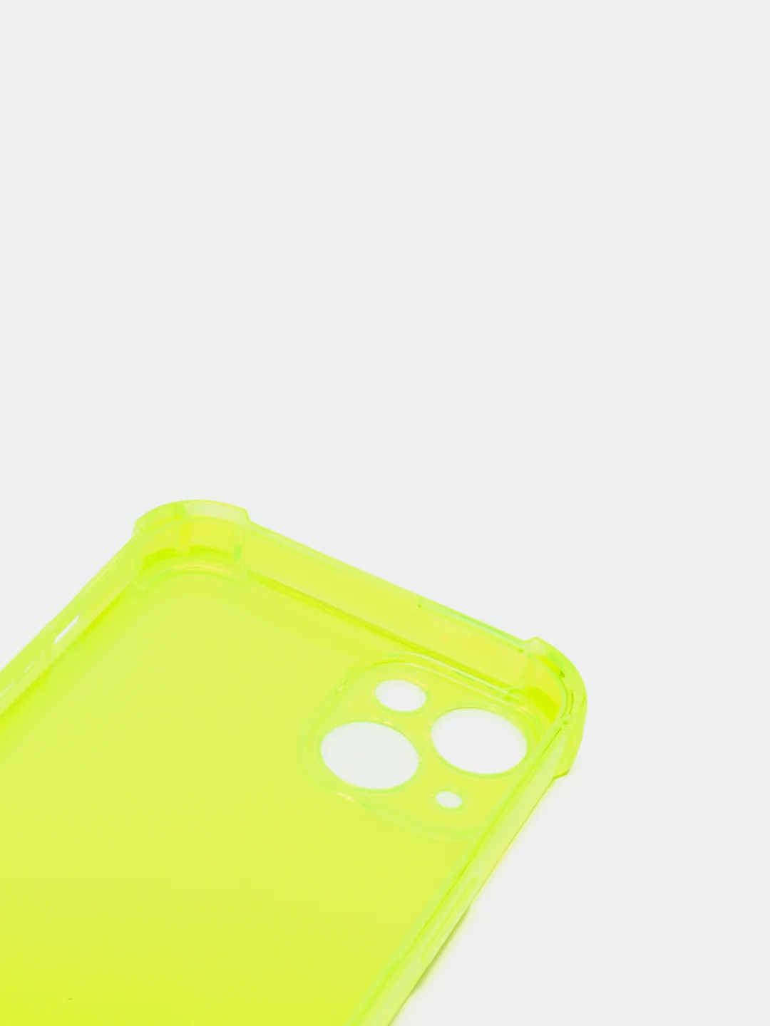 Желтый противоударный чехол для iPhone 11, 12, 13, 13 Pro защита камеры, прозрачный, неоновый