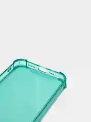 Зеленый противоударный чехол для iPhone 11, 12, 13, 13 Pro защита камеры, прозрачный, неоновый