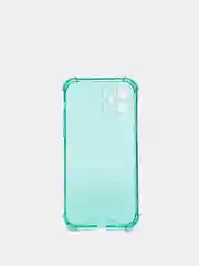 Зеленый противоударный чехол для iPhone 11, 12, 13, 13 Pro защита камеры, прозрачный, неоновый