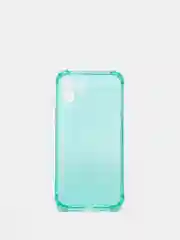 Зеленый противоударный чехол для iPhone 11, 12, 13, 13 Pro защита камеры, прозрачный, неоновый