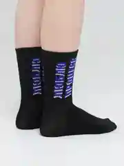 Индиго носки мужские средней длины