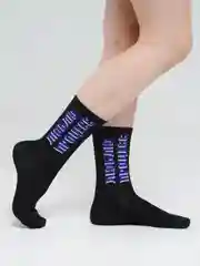 Индиго носки мужские средней длины
