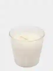 Белый свеча в стакане