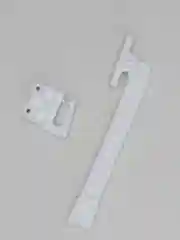 Белый замок на окно, дверь балконную, два в одном, Baby Safety (Гребенка)