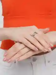 Серебряный кольцо Бабочка женское, винтажное с камнями