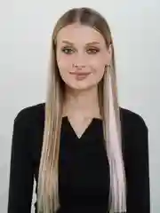 Цветные пряди для волос на заколке