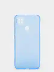 Голубой чехол Xiaomi Redmi 9C, Redmi 9C NFC, Redmi 10A прозрачный плотный неоновый с оттенком