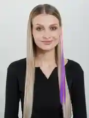 Золотой волосы накладные на заколке, цветные, омбре, пряди