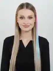 Хаки волосы накладные на заколке, цветные, омбре, пряди