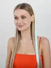 Вишнёвый волосы накладные на заколке, цветные, омбре, пряди