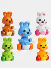 Заводная игрушка "Зайчонок", разные цвета