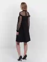 Черный женское платье