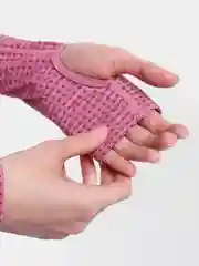 Розовый спортивный костюм для фитеса и йоги женский