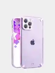Фиолетовый чехол для iPhone 11 PRO MAX, противоударный, с блёстками