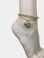 Женский браслет анклета на ногу
