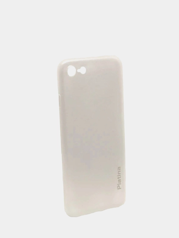 Накладка iPhone 7 / 8 / SE 2020 Platina Super Slim, 0.33 мм, classic, светло-белый