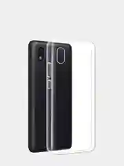 Плотный чехол Samsung A01 Core, силикон, прозрачный, 1.5 мм