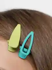 Зеленый набор заколок для волос Mimi Beauty