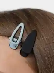 Черный набор заколок для волос Mimi Beauty