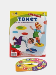 Напольная игра твистер в пакете "Любимый твист"