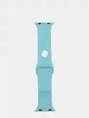 Небесно-голубой силиконовый ремешок для Apple Watch 4, 5, 6, 7, 8, SE на 38/42/40/44/41/45