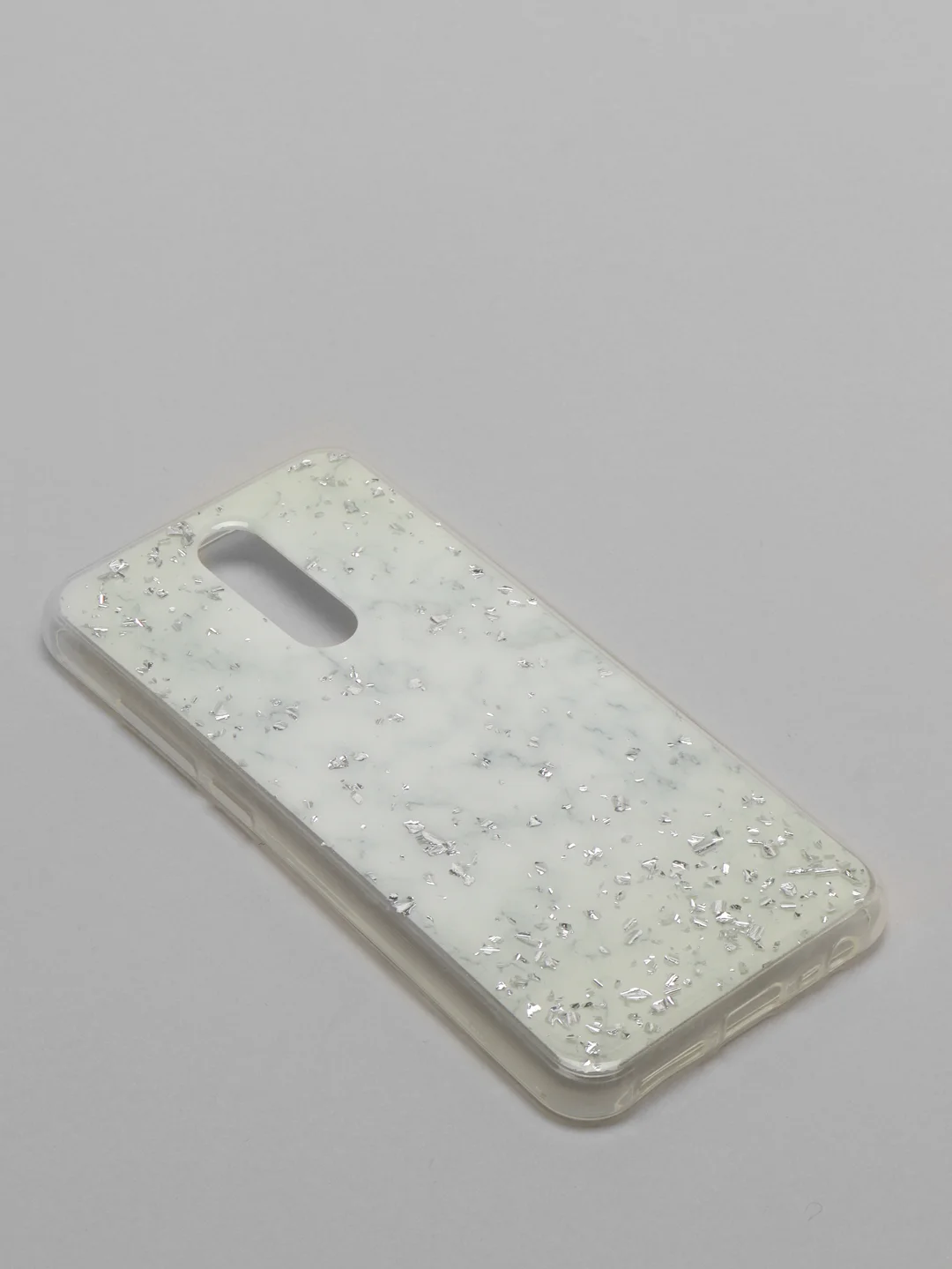Серебряный чехол Xiaomi Redmi 8