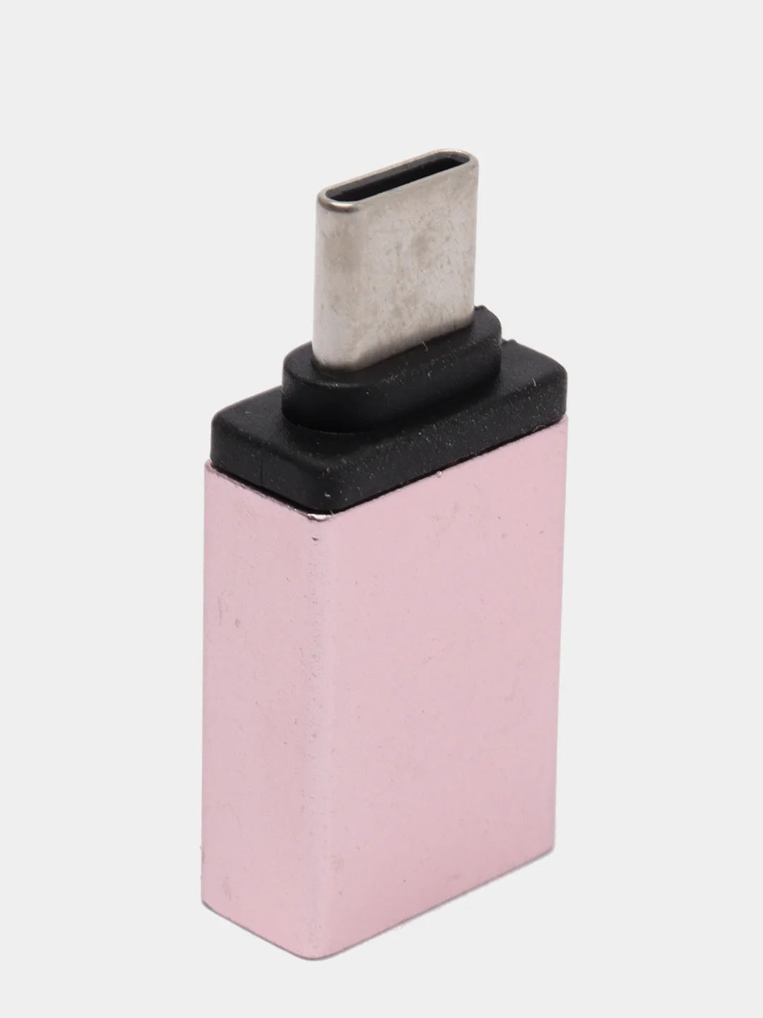 Золотой адаптер переходник usb type c на usb otg