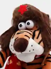 Черный мягка игрушка "Тигр"
