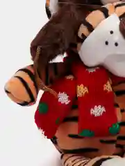 Черный мягка игрушка "Тигр"