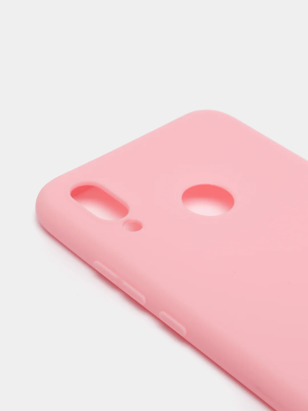 Розовый чехол Huawei P20 Lite 2018 (Nova 3e), Хуавей П20 Лайт 2018, силиконовый цветной матовый