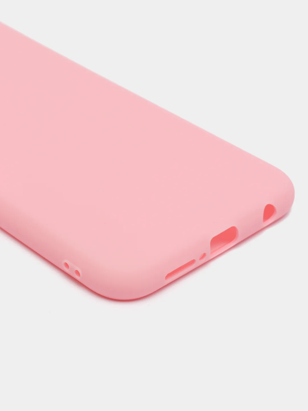 Розовый чехол Huawei P20 Lite 2018 (Nova 3e), Хуавей П20 Лайт 2018, силиконовый цветной матовый