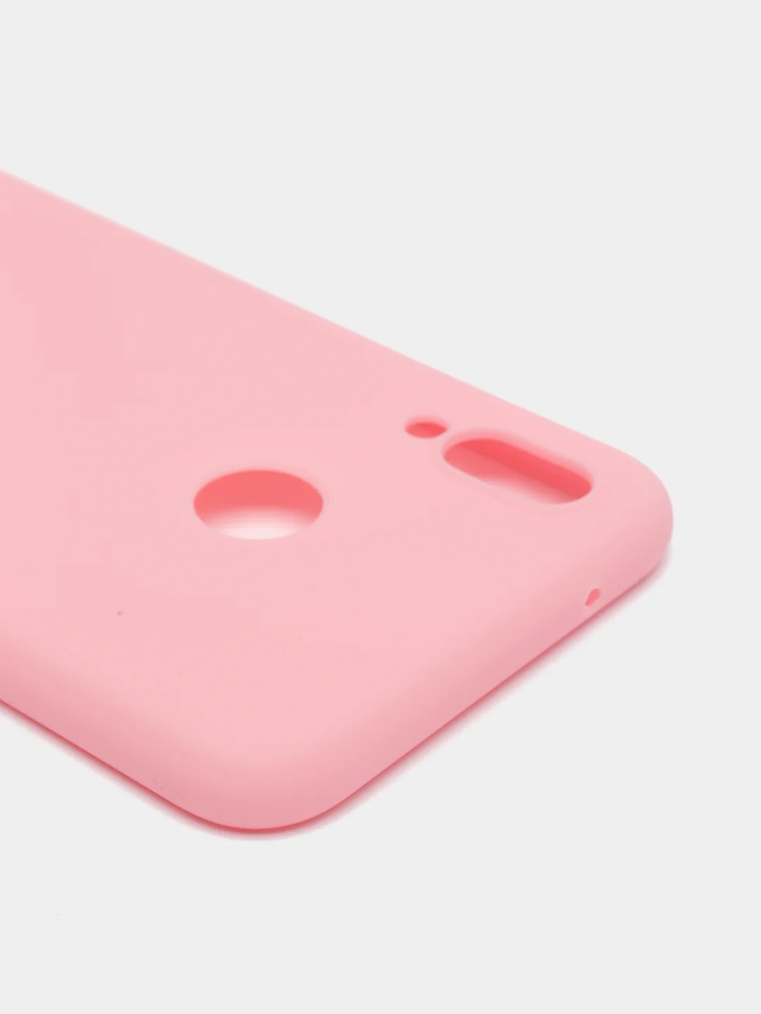 Розовый чехол Huawei P20 Lite 2018 (Nova 3e), Хуавей П20 Лайт 2018, силиконовый цветной матовый