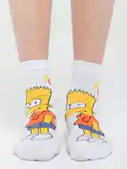 Белый носки с принтом