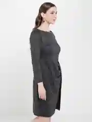 Угольный женское платье утепленное (42-48)