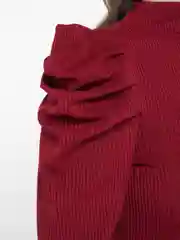 Бордовый женское платье лапша