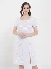 Белый женское платье