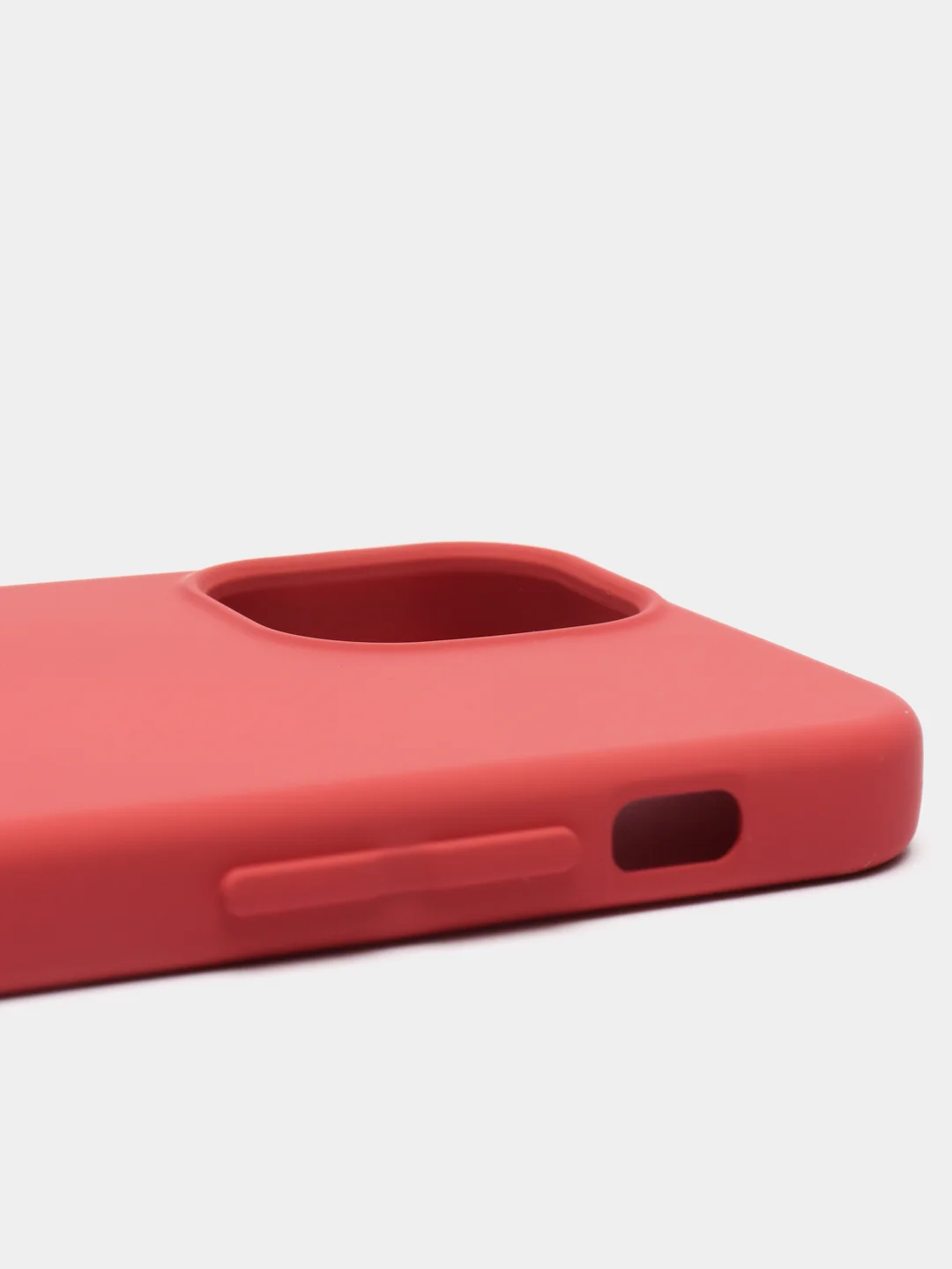 Багровый чехол Apple iPhone 12 mini (5.4") silicone case силиконовый с закрытым низом бархат внутри