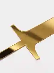 Голубой топпер цифра с короной для оформления торта на день рождения большая, праздник