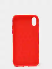 Алый чехол не пачкающийся с бархатом внутри iPhone XR