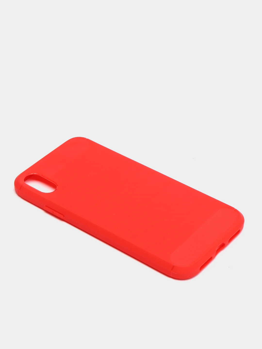 Алый чехол не пачкающийся с бархатом внутри iPhone XR
