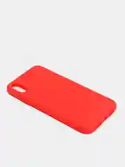 Алый чехол не пачкающийся с бархатом внутри iPhone XR