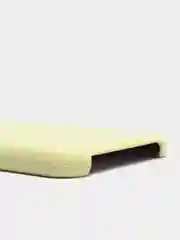 Желтый чехол не пачкающийся с бархатом внутри iPhone XR