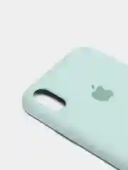 Мятный чехол не пачкающийся с бархатом внутри iPhone XR
